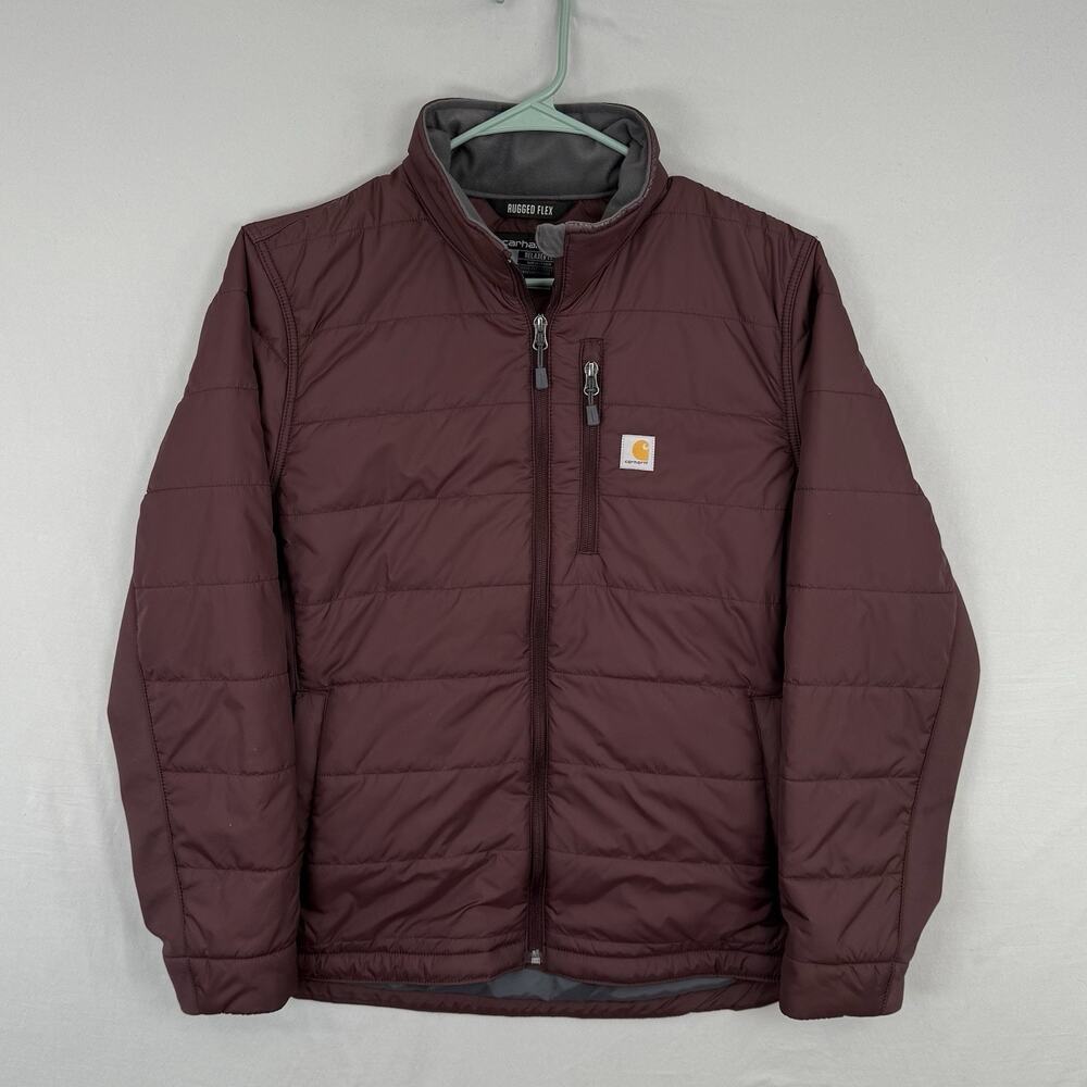 Carhartt Puffer Jacket Women Large Gilliam Rain Defender Insulated Lightweight